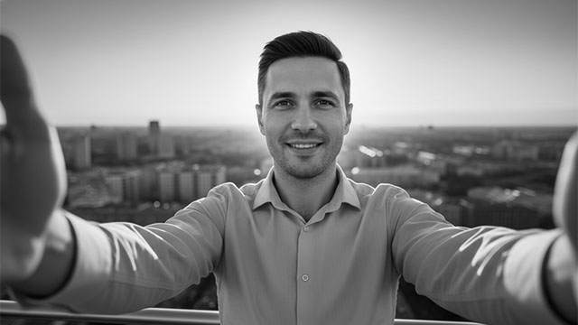 Фото Андрея, менеджера. История о том, как «токсичный позитив» привел к бессоннице и как отказ от подавления вернул силы.